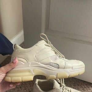 Stylish Cream Sneakers